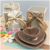Bomboniere Claraluna set 3 piattini Cuore