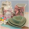 Claraluna Bomboniere set 3 piattini Cuore