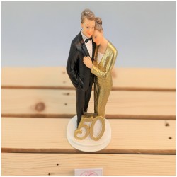 Sposini per Torta matrimonio 50 anni