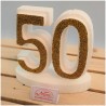 Numero 50 in polistirolo