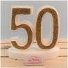 Numero 50 in polistirolo