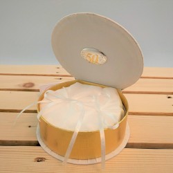 Scatolina Porta fedi nozze d'oro