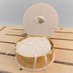 Scatolina Porta fedi nozze d'oro