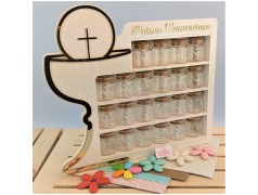 Bomboniere comunione Barattolini con Calice bacheca