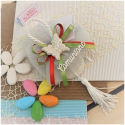 Bomboniera farfalla su saponetta profumata