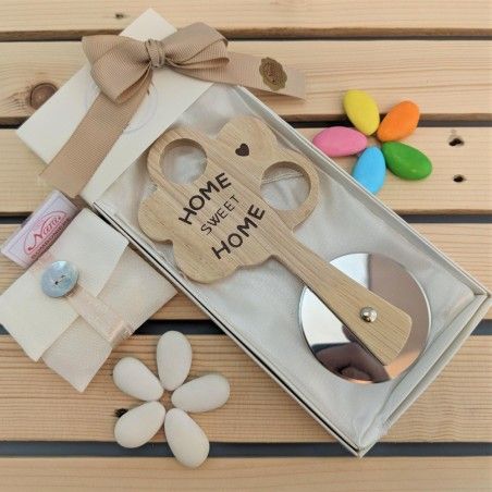 Bomboniere Matrimonio Tagliapizza albero Home sweet home