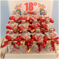 Bottiglie prosecco idea Bomboniere 18 anni