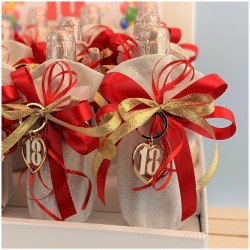 Bottiglie prosecco idea Bomboniere 18 anni