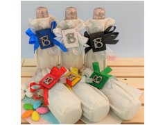 Bomboniere 18 anni bottiglie di vino piccole con applicazione