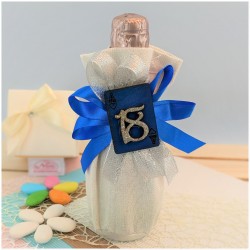 Bomboniere 18 anni bottiglie di vino piccole con applicazione