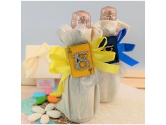 Bomboniere 18 anni bottiglie di vino piccole con applicazione