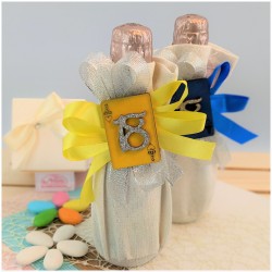 Bomboniere 18 anni bottiglie di vino piccole con applicazione