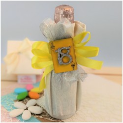 Bomboniere 18 anni bottiglie di vino piccole con applicazione