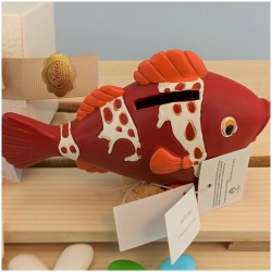 Bomboniere salvadanaio pesciolini colorati Idea a tema mare per Comunione