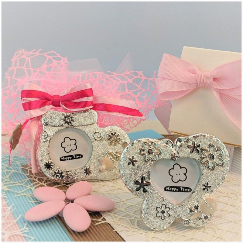 Bomboniere Battesimo e Nascita da bambina portafoto assortiti