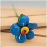 Bomboniera Segnaposto fiore di sulmona blu
