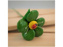 Bomboniera Segnaposto fiore di sulmona verdi