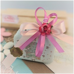 Bomboniere Battesimo originali Valigette elefante Rosa