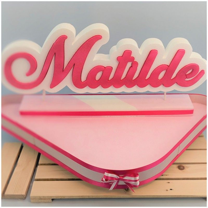 Semicerchio porta Bomboniere con Nome