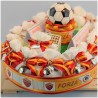 Bomboniera Calcio della Roma con portachiavi