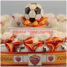 Bomboniera Calcio della Roma con portachiavi