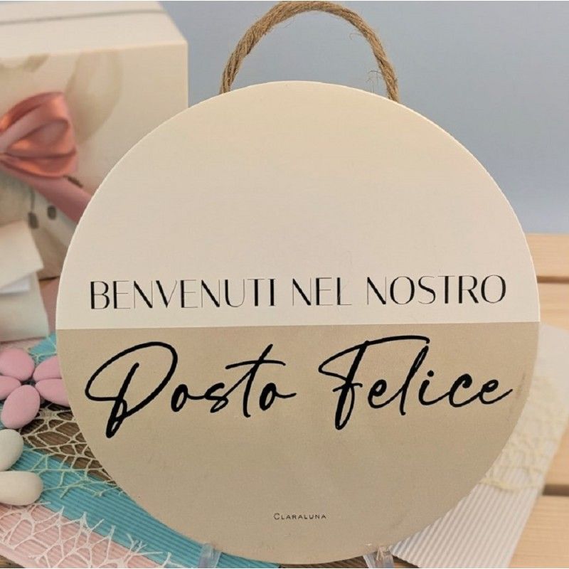 Tagliere circolare Claralauna Bomboniere