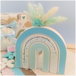 Bomboniera Battesimo Claraluna arcobaleno profumatore