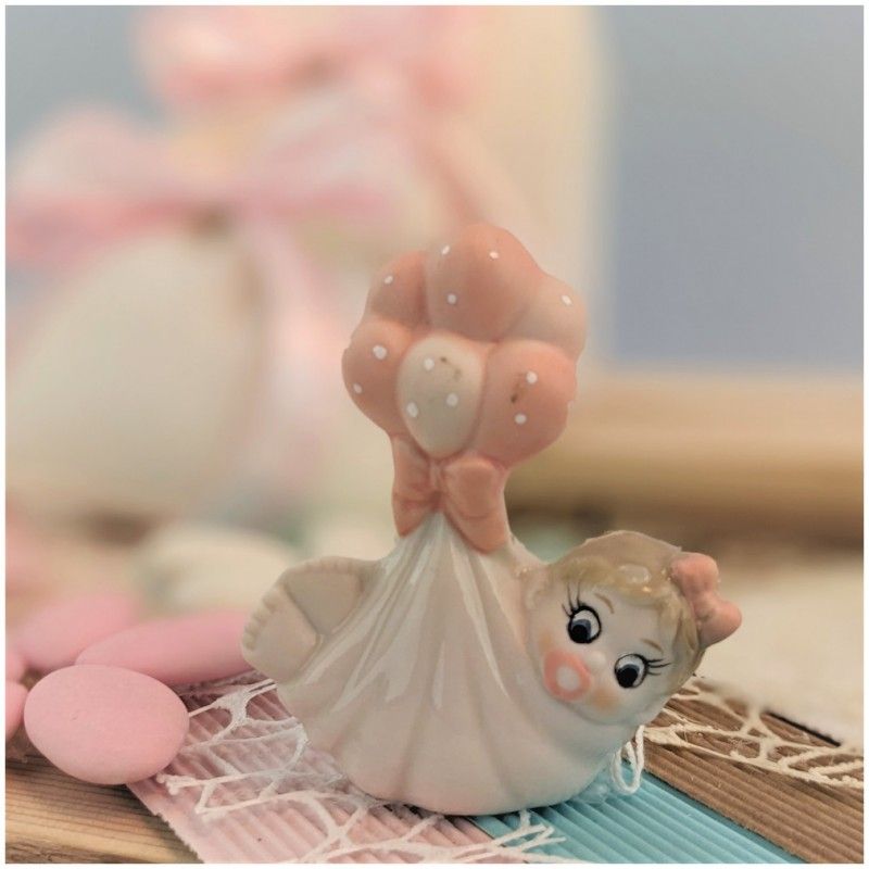 Bomboniere Battesimo bimba in fasce Claraluna