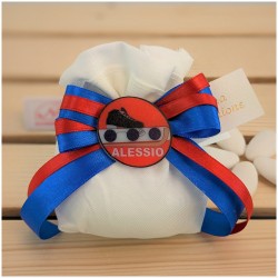 Bomboniere a tema Hokey con campo porta bomboniere