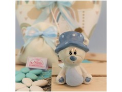 Orsetto bomboniera di Claraluna in porcellana