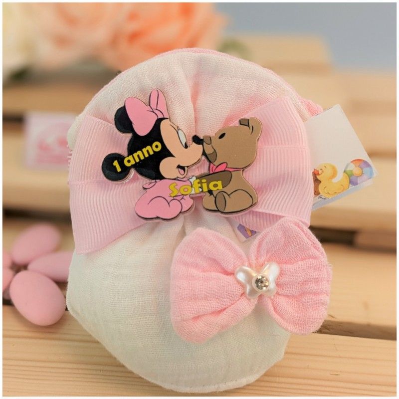 Bomboniere Minnie ciondolino stampato personalizzato