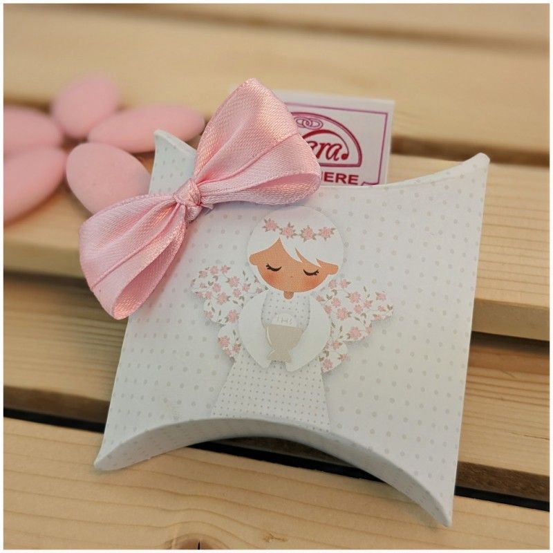 Scatolina portaconfetti con angioletto