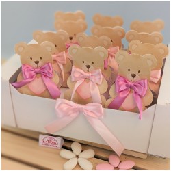 Scatolina portaconfetti a forma di orsacchiotto