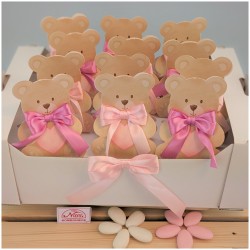 Scatolina portaconfetti a forma di orsacchiotto