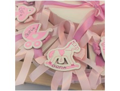 Torta di Bomboniere Nascita o Battesimo calamite assortite