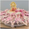 Torta di Bomboniere Nascita o Battesimo calamite assortite
