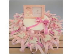 Torta di Bomboniere Nascita o Battesimo calamite unicorno