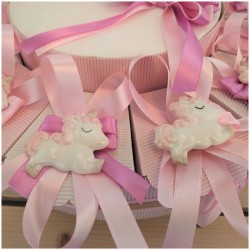 Torta di Bomboniere Nascita o Battesimo calamite unicorno