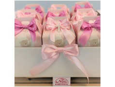 Scatolina portaconfetti a forma di bauletto orsacchiotto