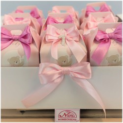 Scatolina portaconfetti a forma di bauletto orsacchiotto