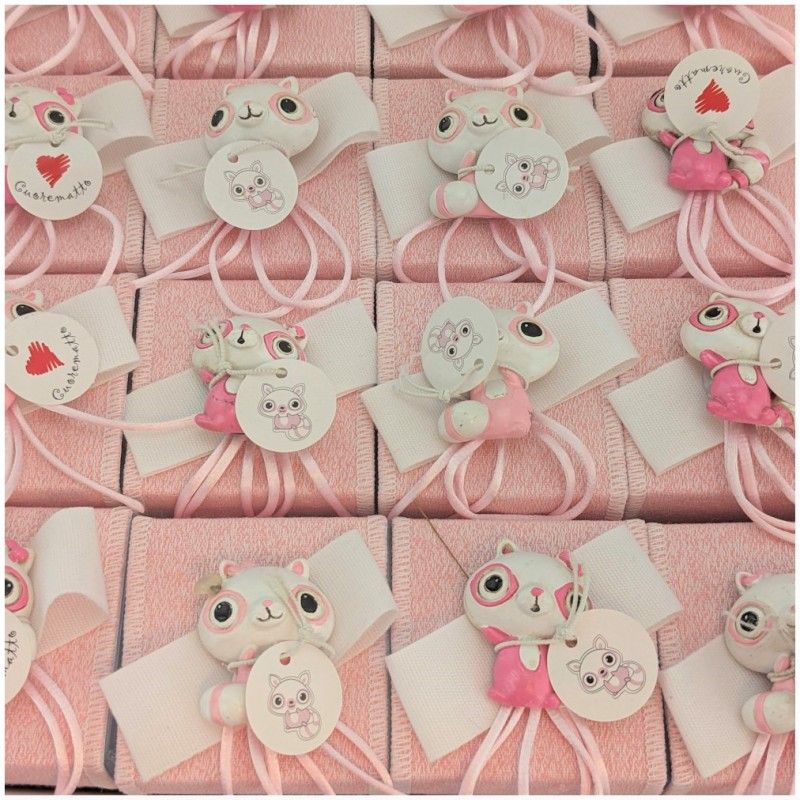 Scatoline Portaconfetti plexiglas con calamita rosa