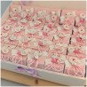 Scatoline Portaconfetti plexiglas con calamita rosa