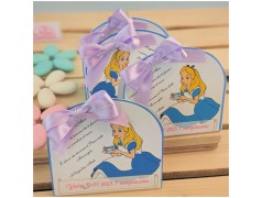 Bomboniere scatoline Alice nel paese delle meraviglie