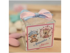 Scatoline Bomboniere per Gemelli personalizzate