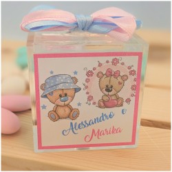 Scatoline Bomboniere per Gemelli personalizzate