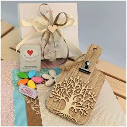 Cuorematto bomboniere porta messaggi albero della vita