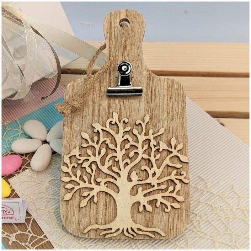 Cuorematto bomboniere porta messaggi albero della vita
