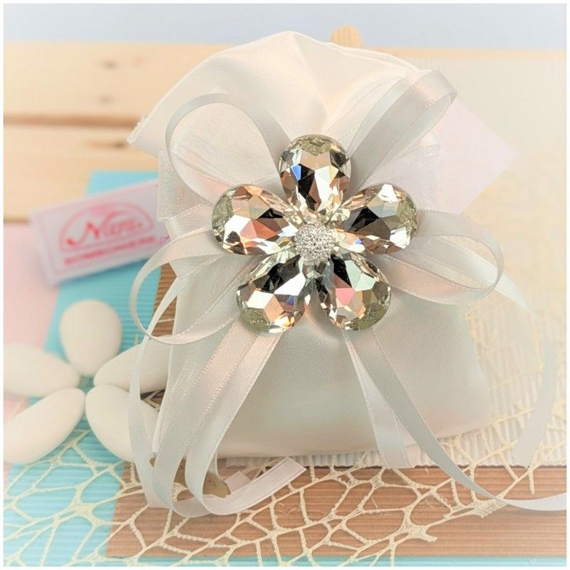 Bomboniere Cristallo fiore grande