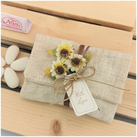 Sacchetto Matrimonio con margherite