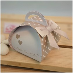 Portaconfetti Bon Bon scatolina con cuori